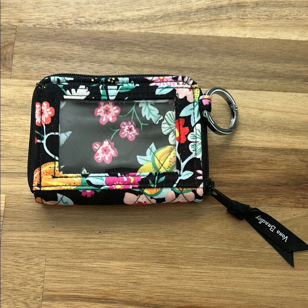 Vera Bradley Colorful Floral ID Holder